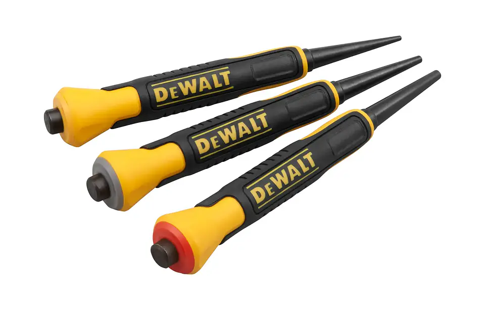 Set De Punzones Para Clavos 3 Pc Dewalt Dwht58018 2