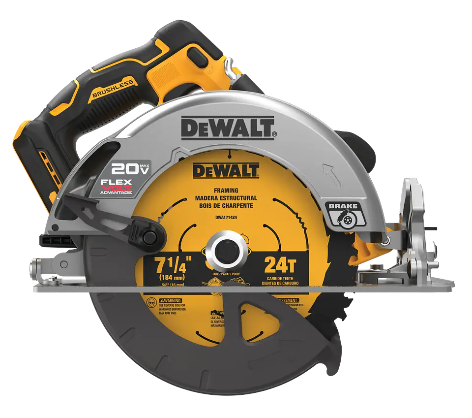 Sierra Circular Flexvolt Dewalt 7-1/4 - 60v- 20v DCS573B 2
