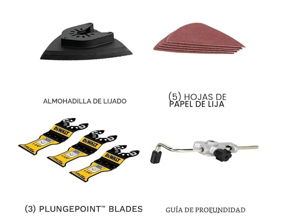 Dewalt Kit De Accesorios Oscilantes De 10 Piezas 2