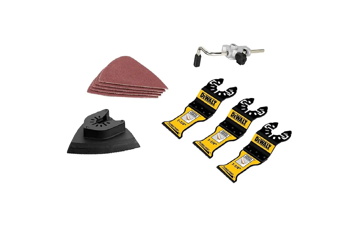 Dewalt Kit De Accesorios Oscilantes De 10 Piezas 1