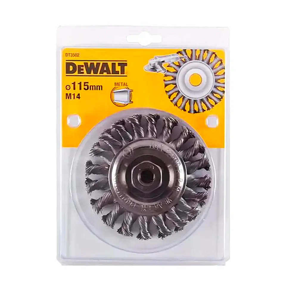 Grata Rueda Plana Trenzada 115mm Dewalt DT3502-QZ 1