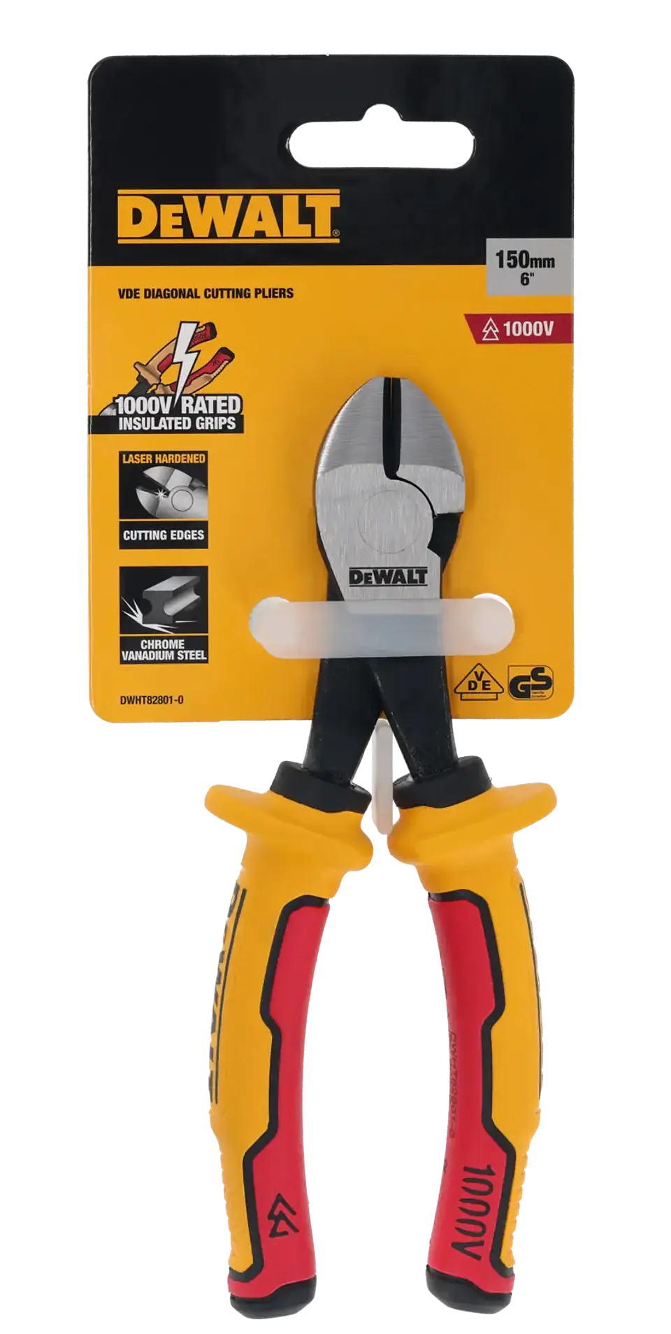 Alicate Corte Diagonal Aislado 1000v 160mm DeWalt DWHT82801-0 5
