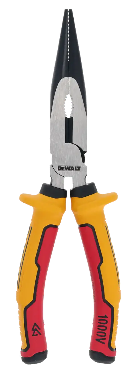 Alicate Punta Larga Aislado 1000v 200mm DeWalt DWHT82804-0