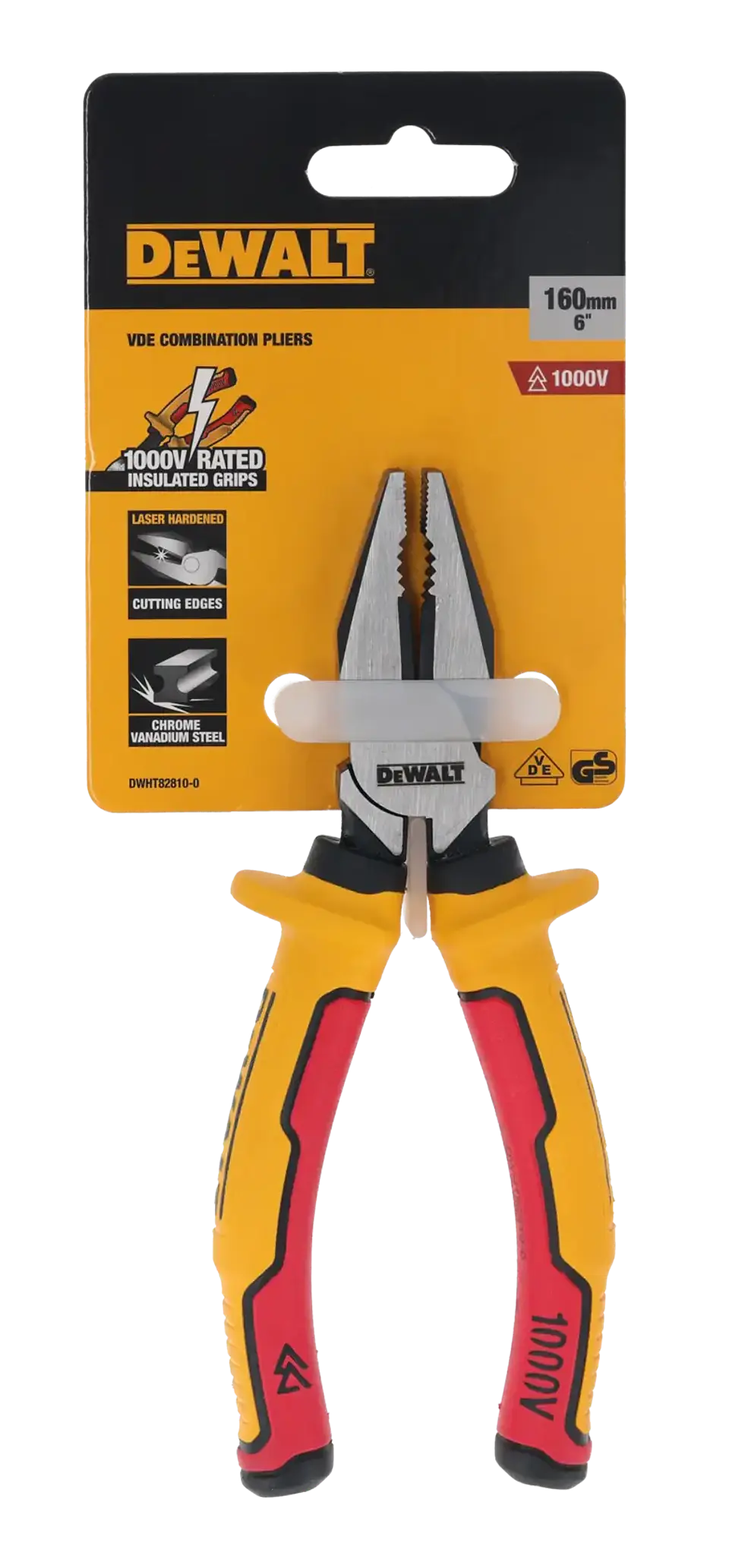 Alicate Universal Aislado 1000v 160mm DeWalt DWHT82810-0 5