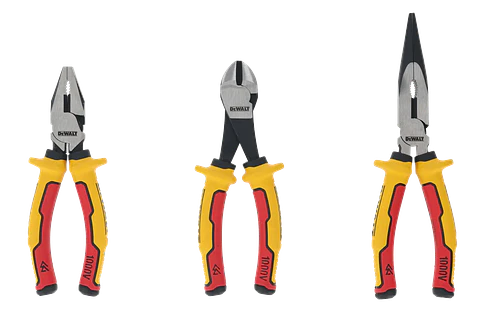 Set de 3 Alicates Aislados 1000v DeWalt DWHT82811-0