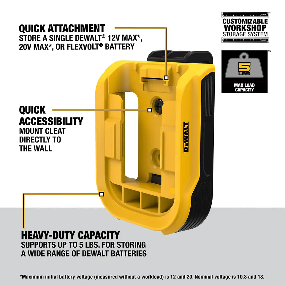 Soporte de Bateria 20v Toughsystem DeWalt DWST82820 2