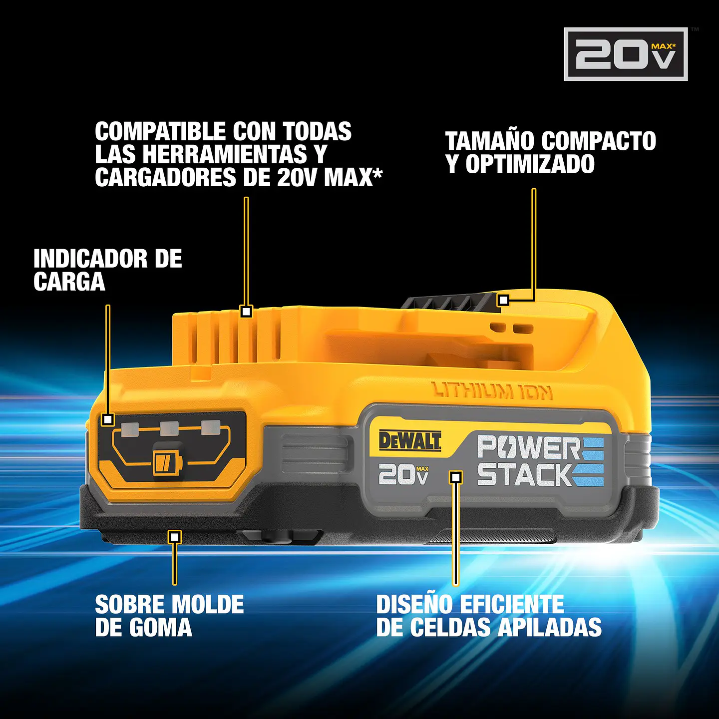 Kit 2 baterias Powerstack + accesorios Dewalt DCBP034E2-B2 OFERTA 6