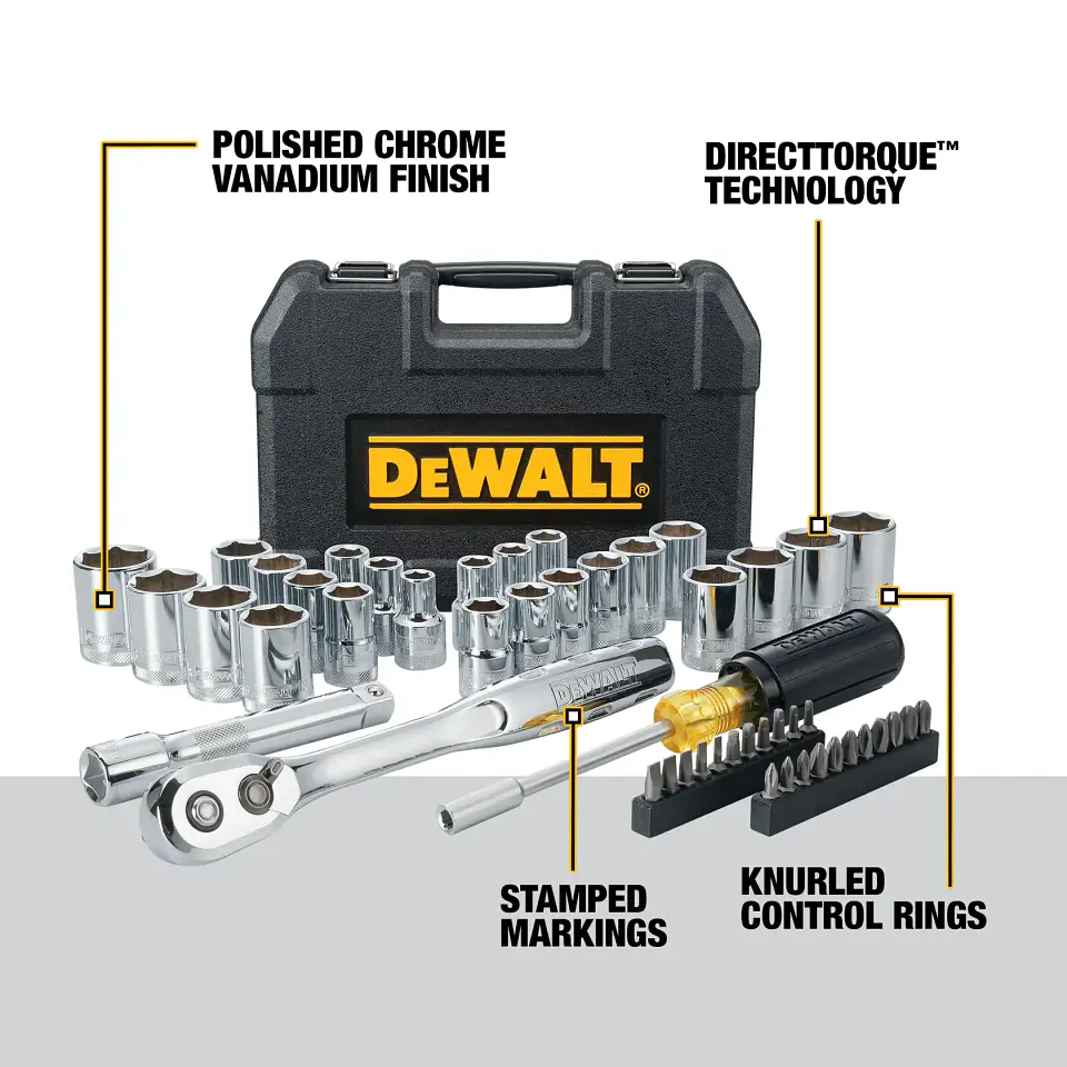 Set Herramientas Mecanicas 49 Piezas. Dewalt DWMT45049 6