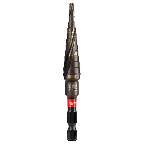 Broca Escalonada Shockwave 1/8 a 1/2 Milwaukee 48-89-9241
