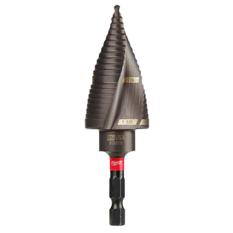 Broca Escalonada Shockwave 7/8 a 1-1/8 Milwaukee 48-89-9249