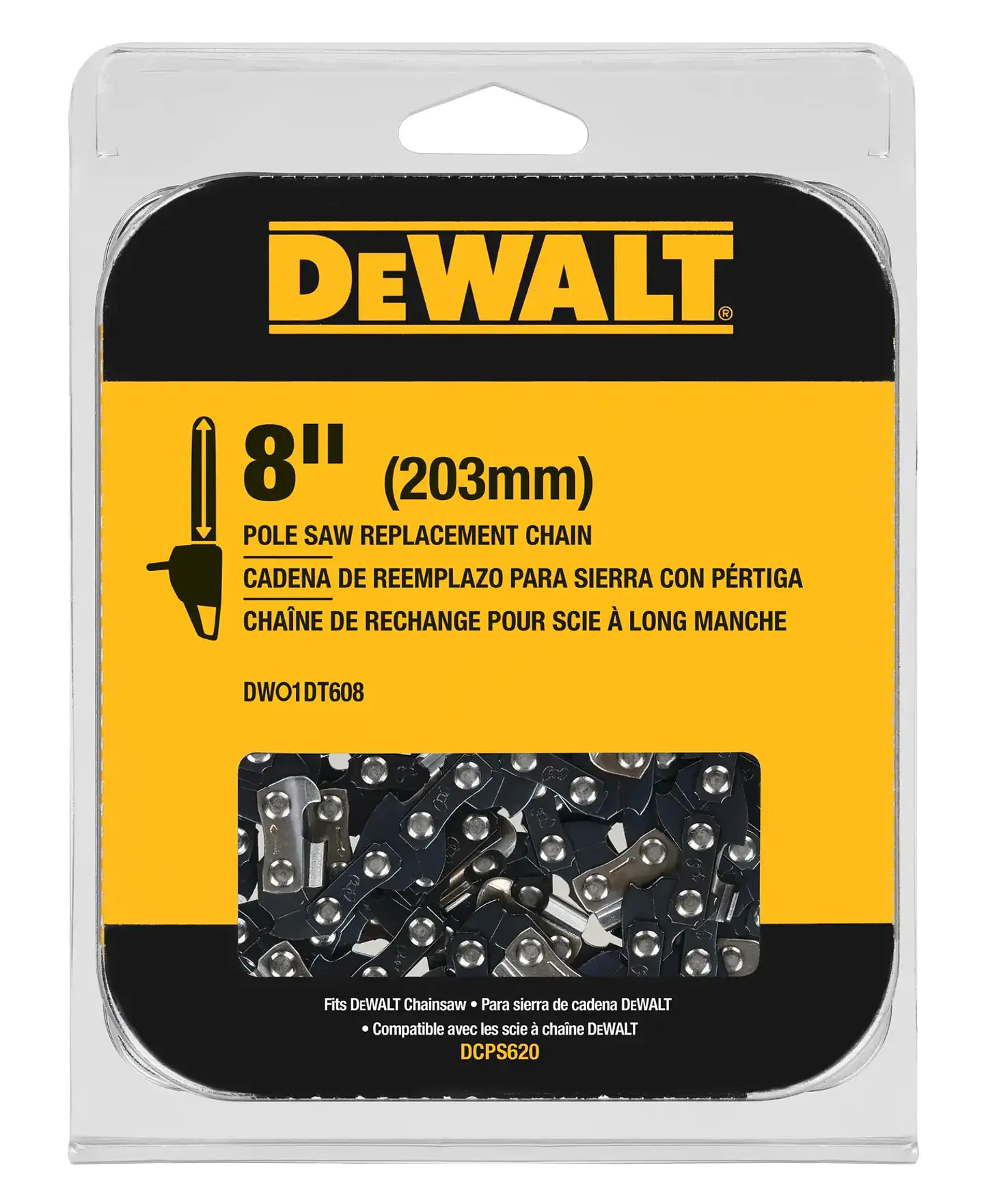 Cadena para Podadora de Altura 8 DeWalt DWO1DT608 2