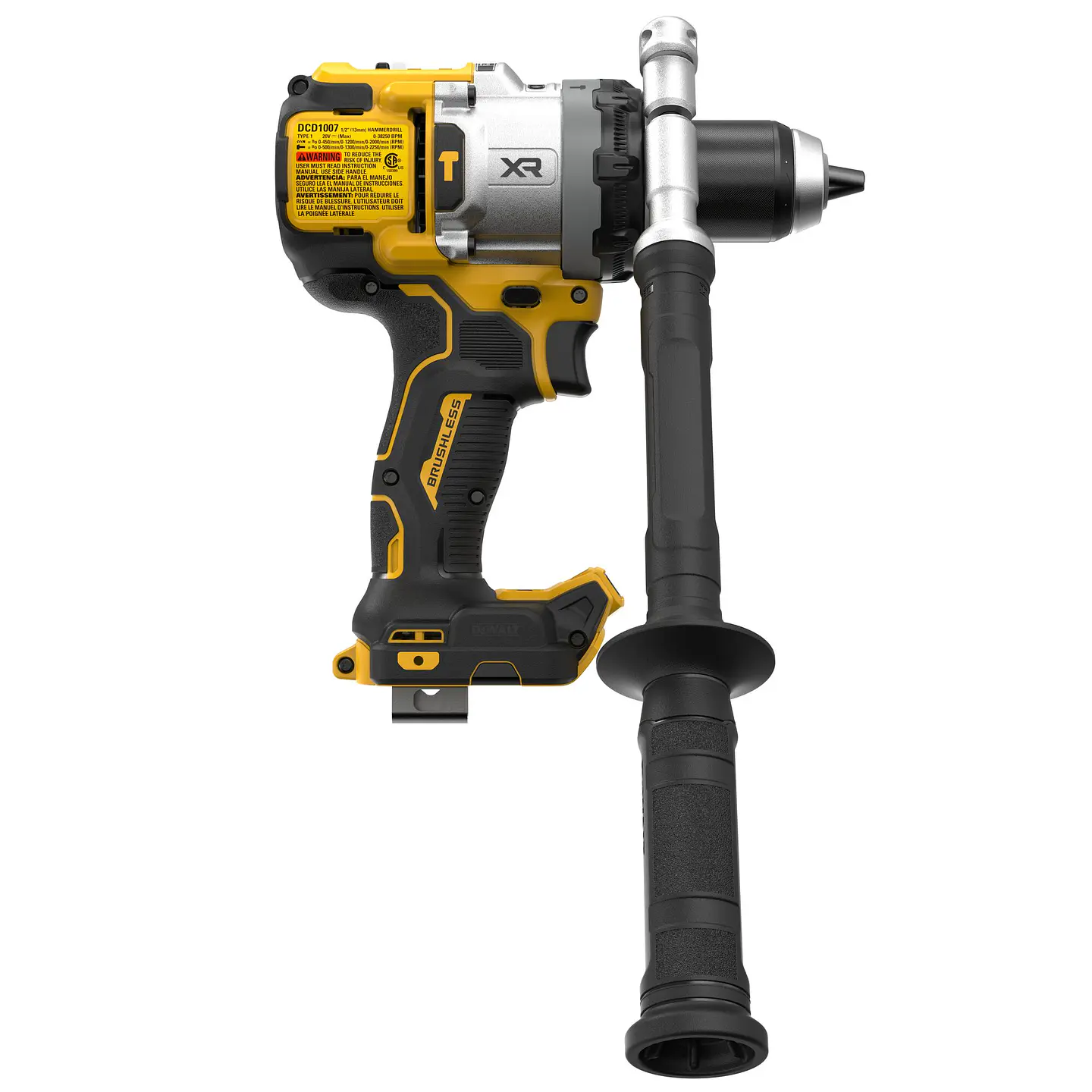 Pack Taladro Percutor DeWalt DCD1007B + Bateria 4Ah Powerpack 6