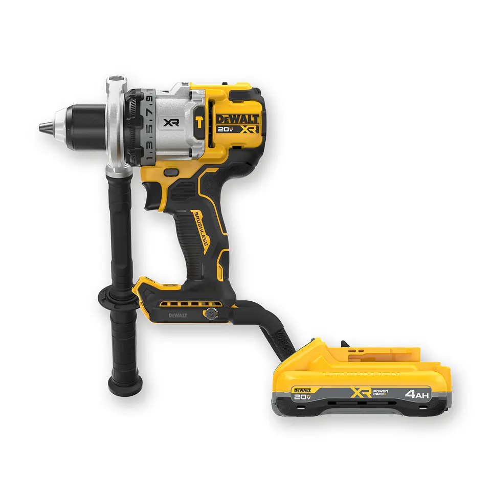 Pack Taladro Percutor DeWalt DCD1007B + Bateria 4Ah Powerpack 1