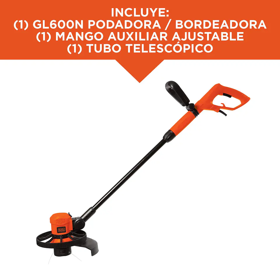 Kit Orilladora 600W + Cortasetos 500W Black+Decker OFERTA 6