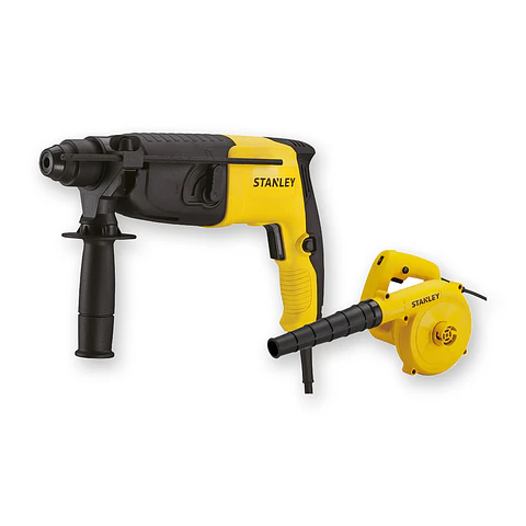 Kit Rotomartillo SDS Plus 620W + Soplador Stanley OFERTA