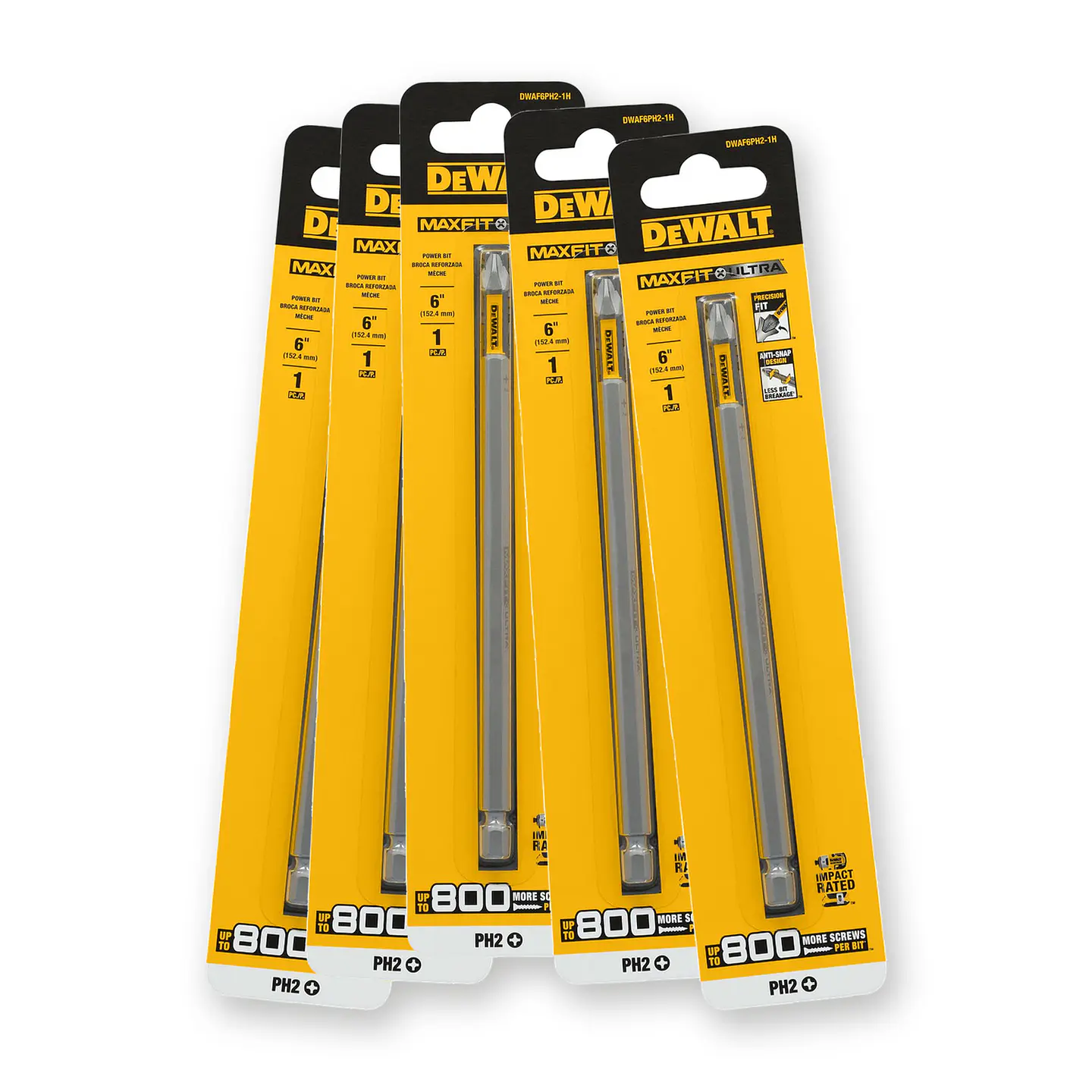 Pack 5 Puntas Phillips PH2 6