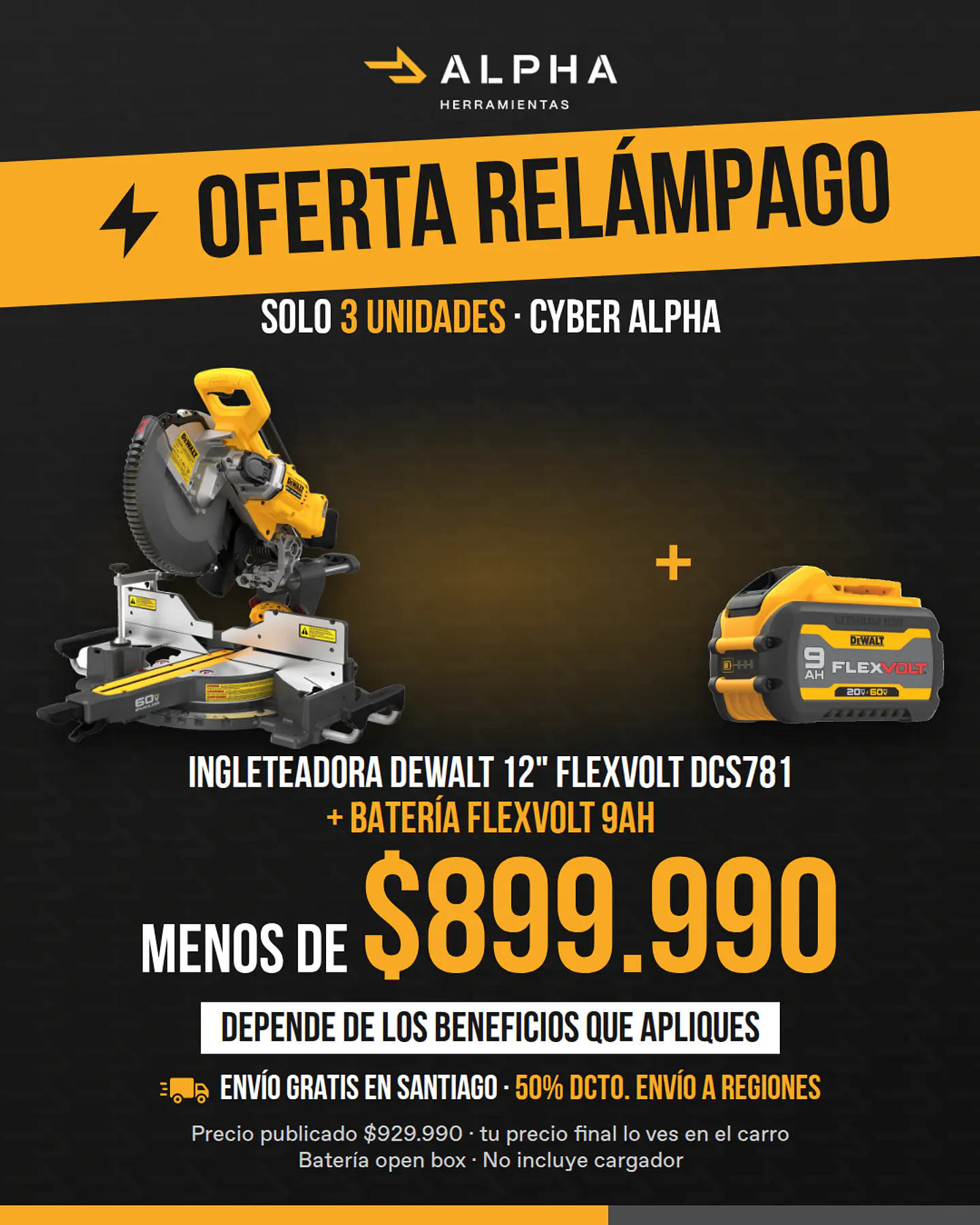 Ingletadora DeWALT 12