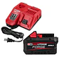 Kit Bateria M18 FORGE 8.0Ah + Cargador Rapido Milwaukee 220V 48-5859 - Miniatura 1