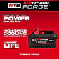 Kit Bateria M18 FORGE 8.0Ah + Cargador Rapido Milwaukee 220V 48-5859 - Miniatura 4
