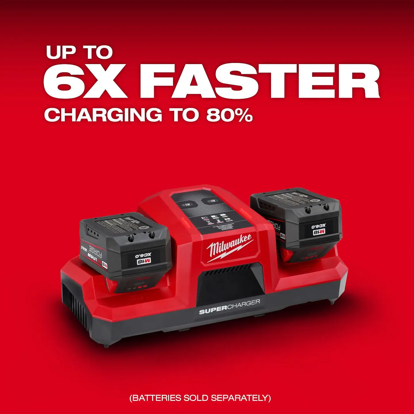 Super Cargador Doble Simultaneo M18 Milwaukee 220V 48-59-1859 2
