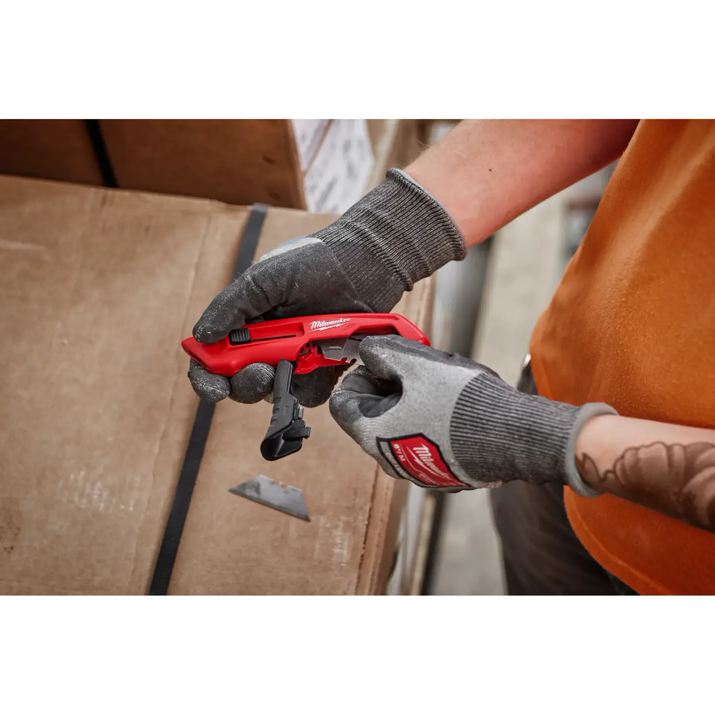 Cuchillo Utilitario Milwaukee Deslizamiento Lateral 48-22-1515 8
