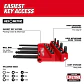 Set Llaves Allen Metricas Punta Bola Milwaukee 9 Piezas 48-22-2186 - Miniatura 2