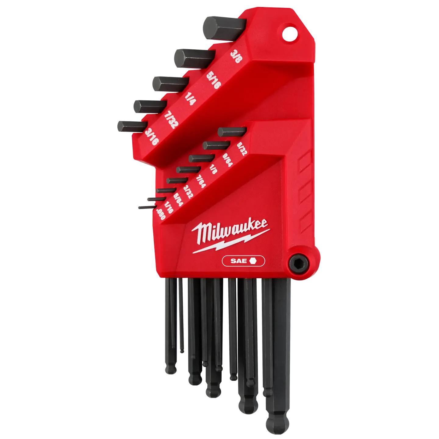 Set Llaves Allen SAE Punta Bola Milwaukee 13 Piezas 48-22-2185 3