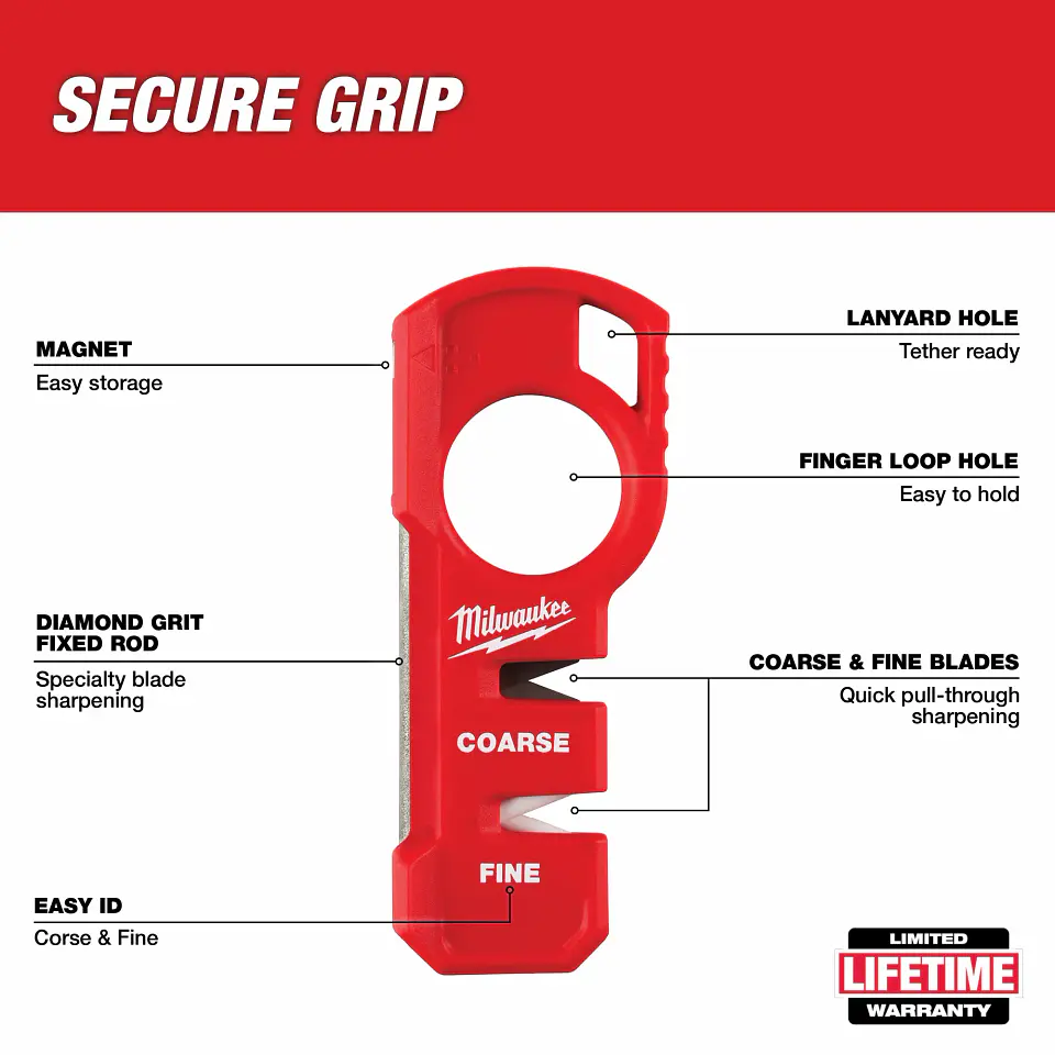 Afilador de Cuchillos Compacto Milwaukee 48-22-1590 2