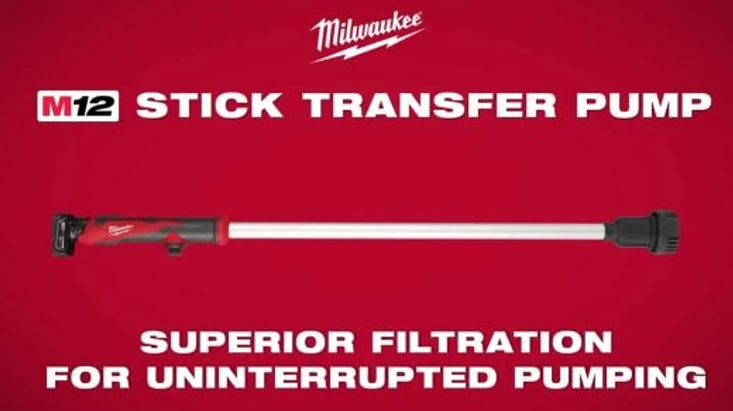 Bomba de Transferencia Milwaukee M12 Stick 9 GPM Solo Herramienta 2579-20 2