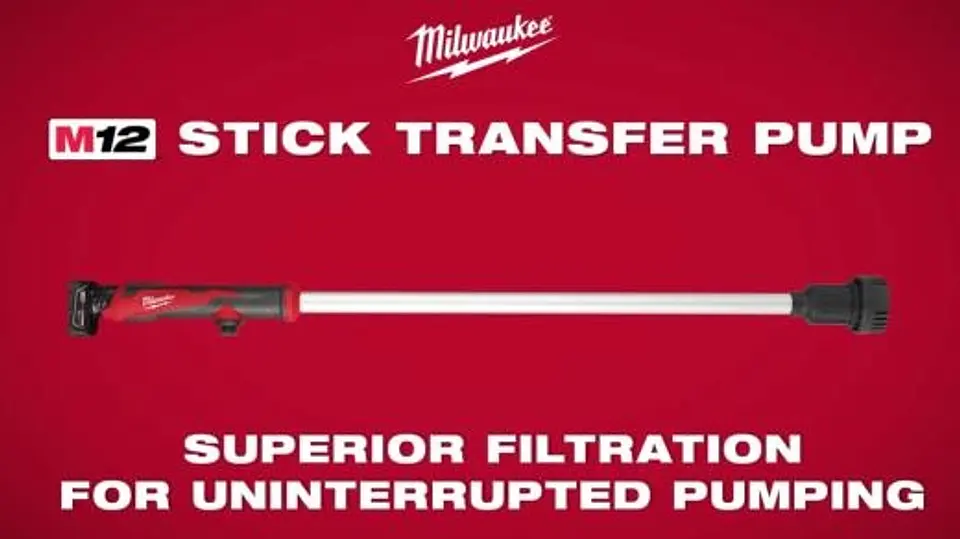 Bomba de Transferencia Milwaukee M12 Stick 9 GPM Solo Herramienta 2579-20 2