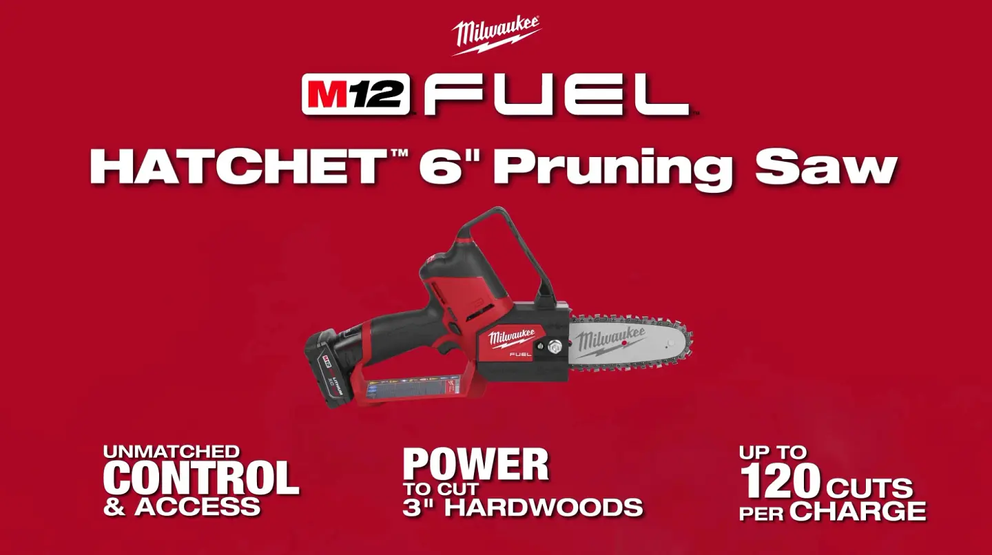 Motosierra de Poda Milwaukee M12 FUEL HATCHET 6