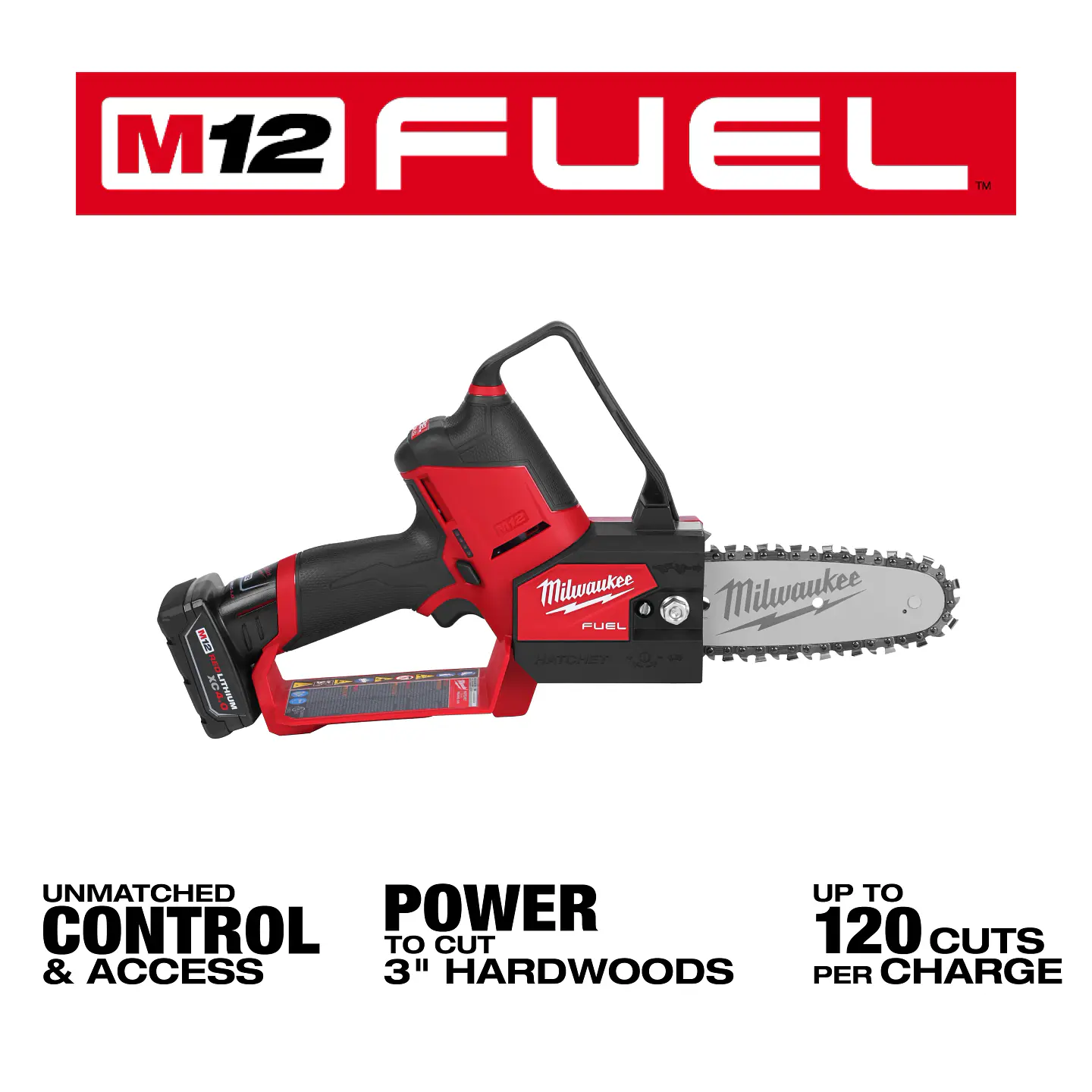 Motosierra de Poda Milwaukee M12 FUEL HATCHET 6
