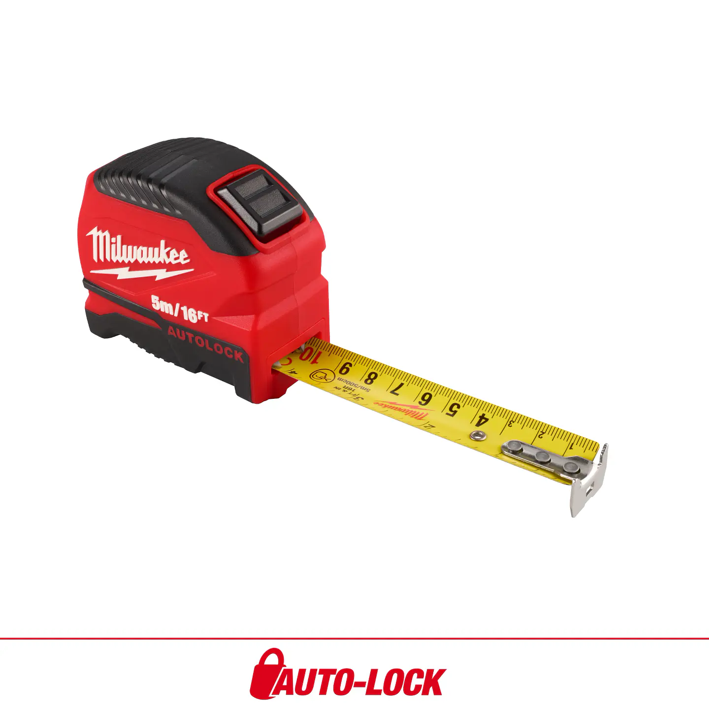 Huincha de Medir Milwaukee Bloqueo Automatico 5m/16' 48-22-1817 1
