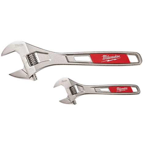 Set Llaves Ajustables Milwaukee 6" y 10" 2 Piezas 48-22-7400
