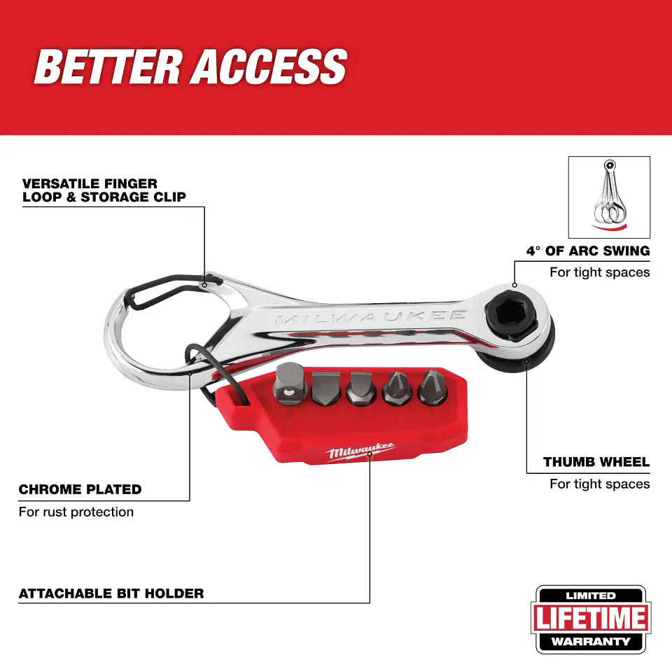 Mini Chicharra Multipuntas Milwaukee 7 en 1 48-22-2950 3