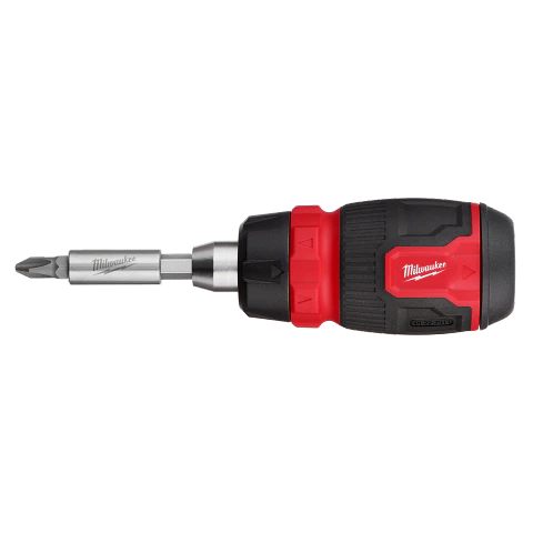 Atornillador Multipuntas Milwaukee 8 en 1 Compacto con Chicharra 48-22-2913
