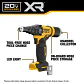 Remachadora Inalambrica 20V XR 3/16 Sin Bateria DeWalt DCF403B - Miniatura 4