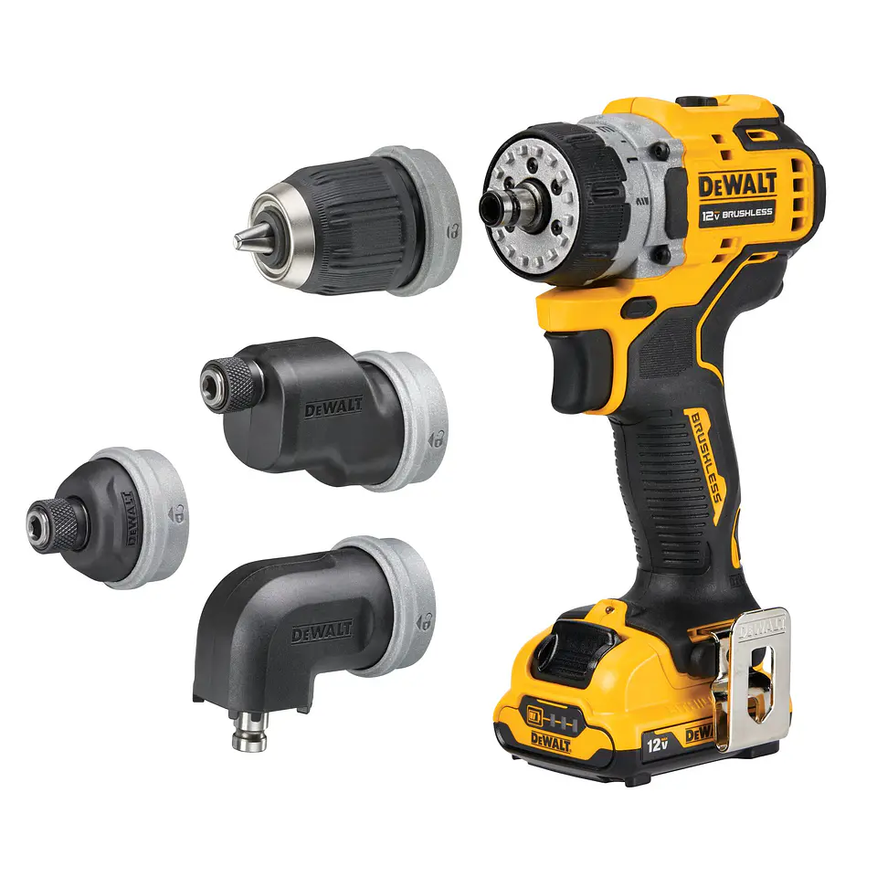 Kit Taladro Atornillador 5 en 1 12V Xtreme DeWalt DCD703F1 2