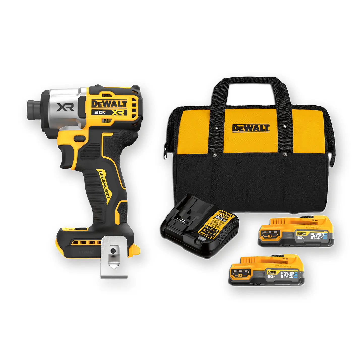 Kit Atornillador Impacto XR Dewalt DCF845 + 2 Bat Powerstack 1