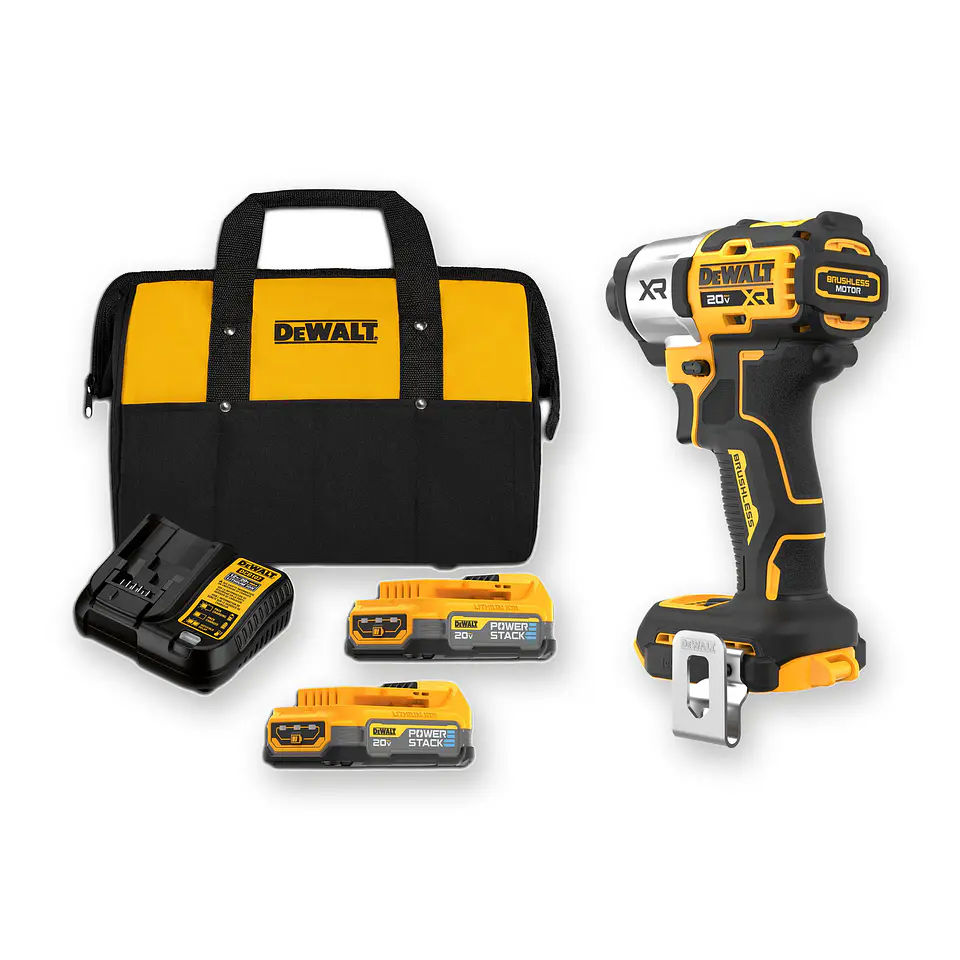 Kit Atornillador Impacto XR Dewalt DCF845 + 2 Bat Powerstack 2