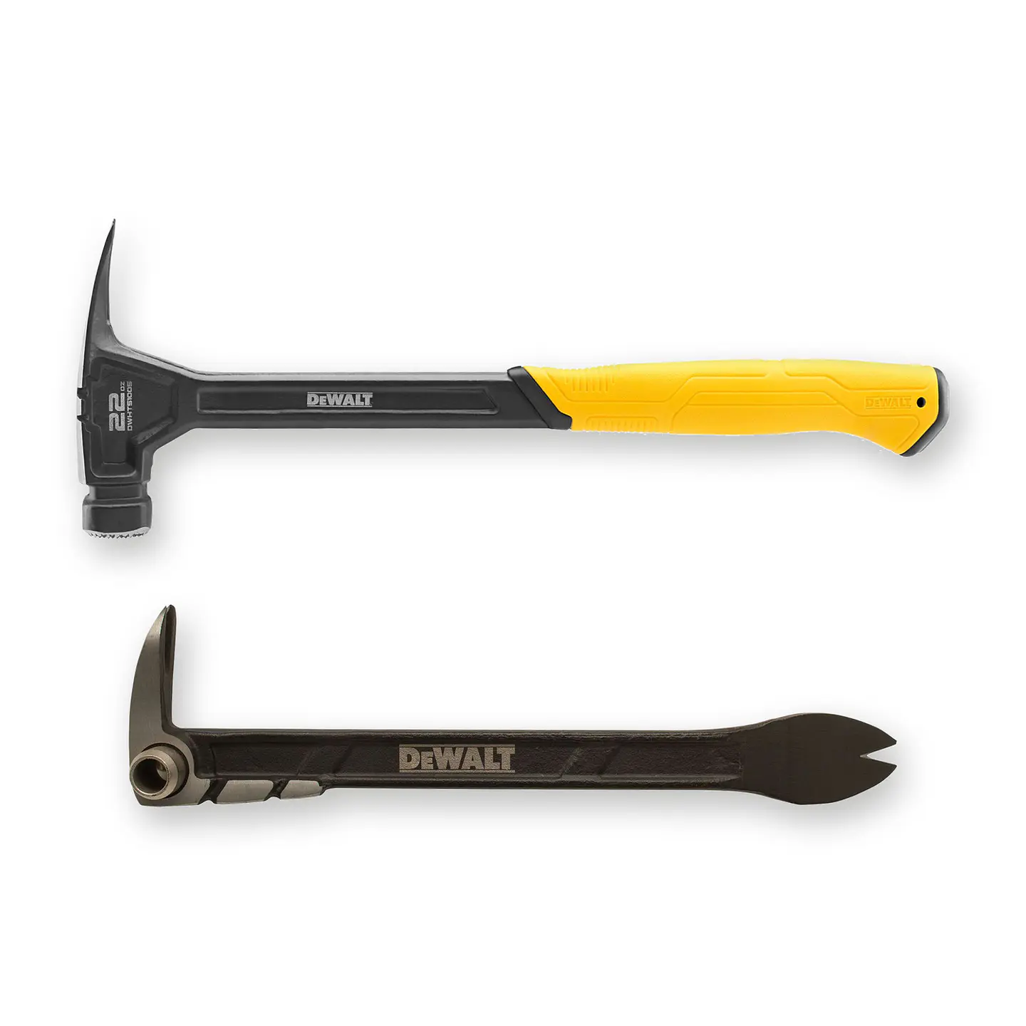 Kit Martillo Carpintero 22oz Dewalt DWHT51005 + Palanca 2