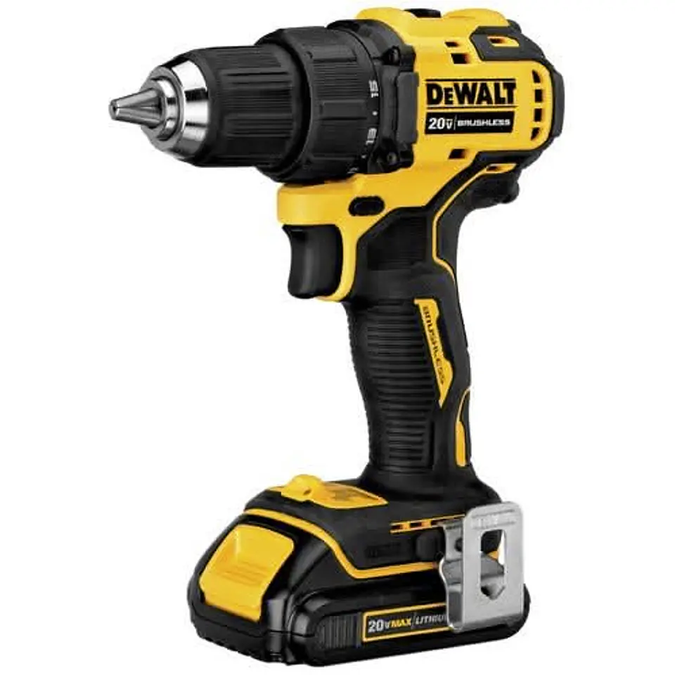 Kit Taladro Atornillador Inalambrico 20V Atomic Dewalt DCD708D2 2
