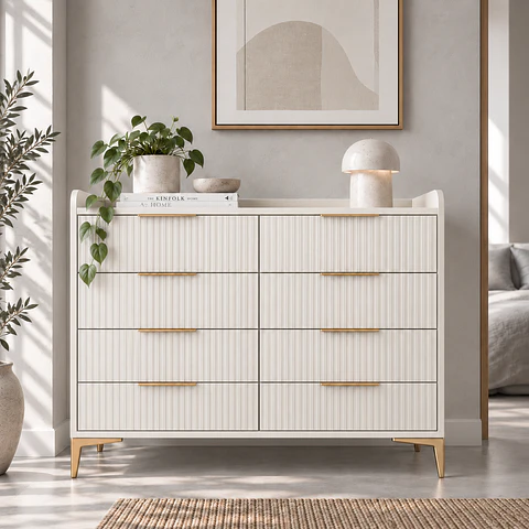 CAJONERA LINEN WHITE CHALKED