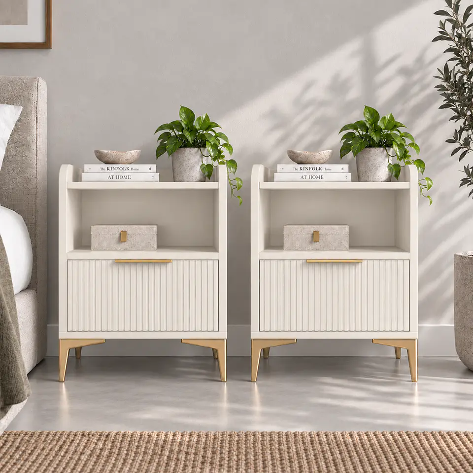 PACK 2 VELADORES LINEN WHITE CHALKED 1