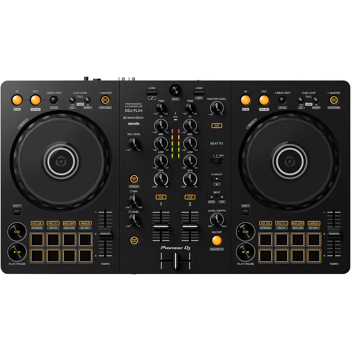 Pioneer DJ DDJ-FLX4 – Controlador DJ de 2 canales 1