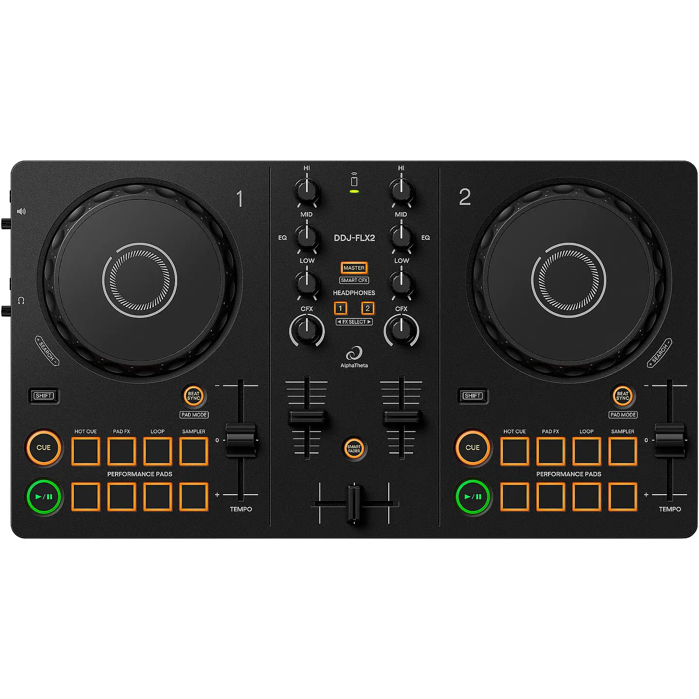AlphaTheta DDJ-FLX2 - Controlador DJ de 2 canales 1