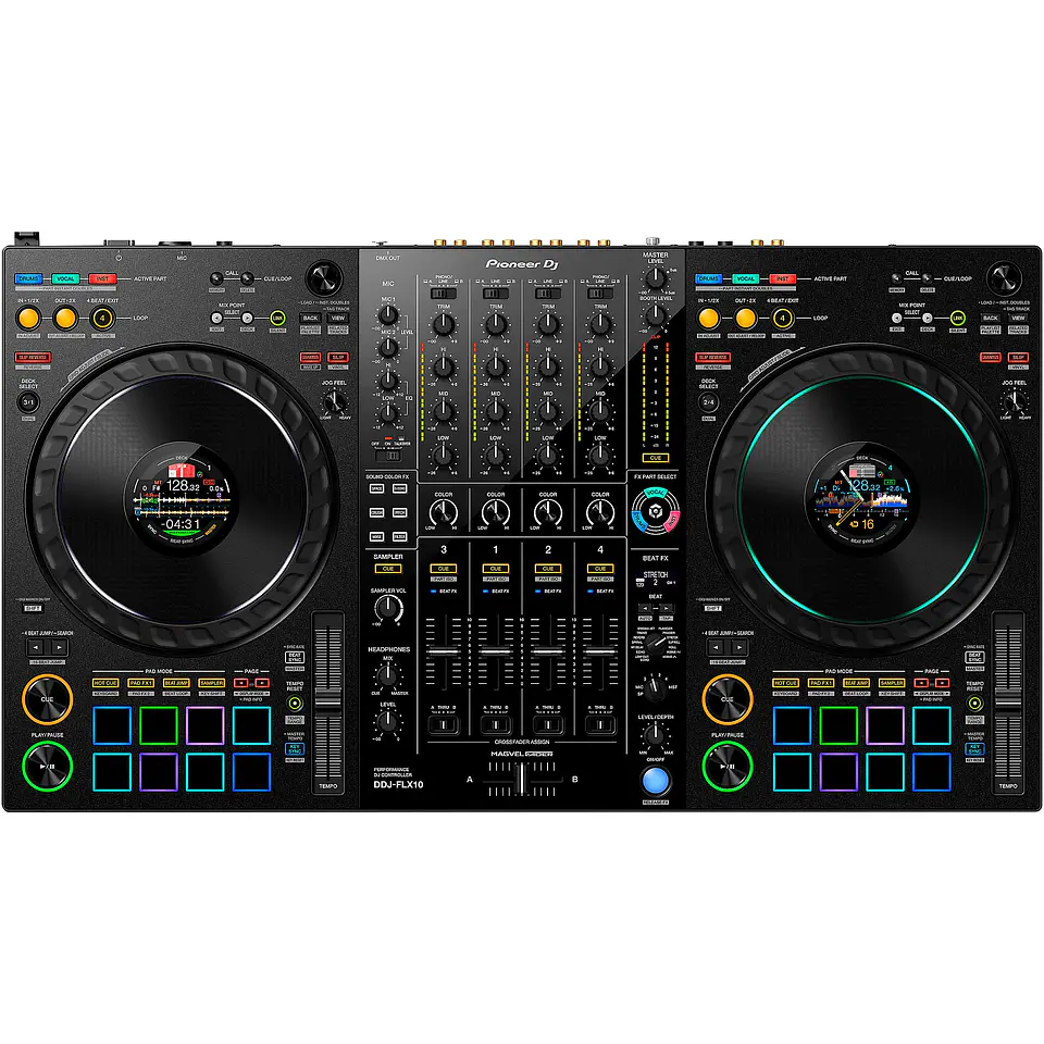 Pioneer DJ DDJ-FLX10 - Controlador DJ de 4 canales 1