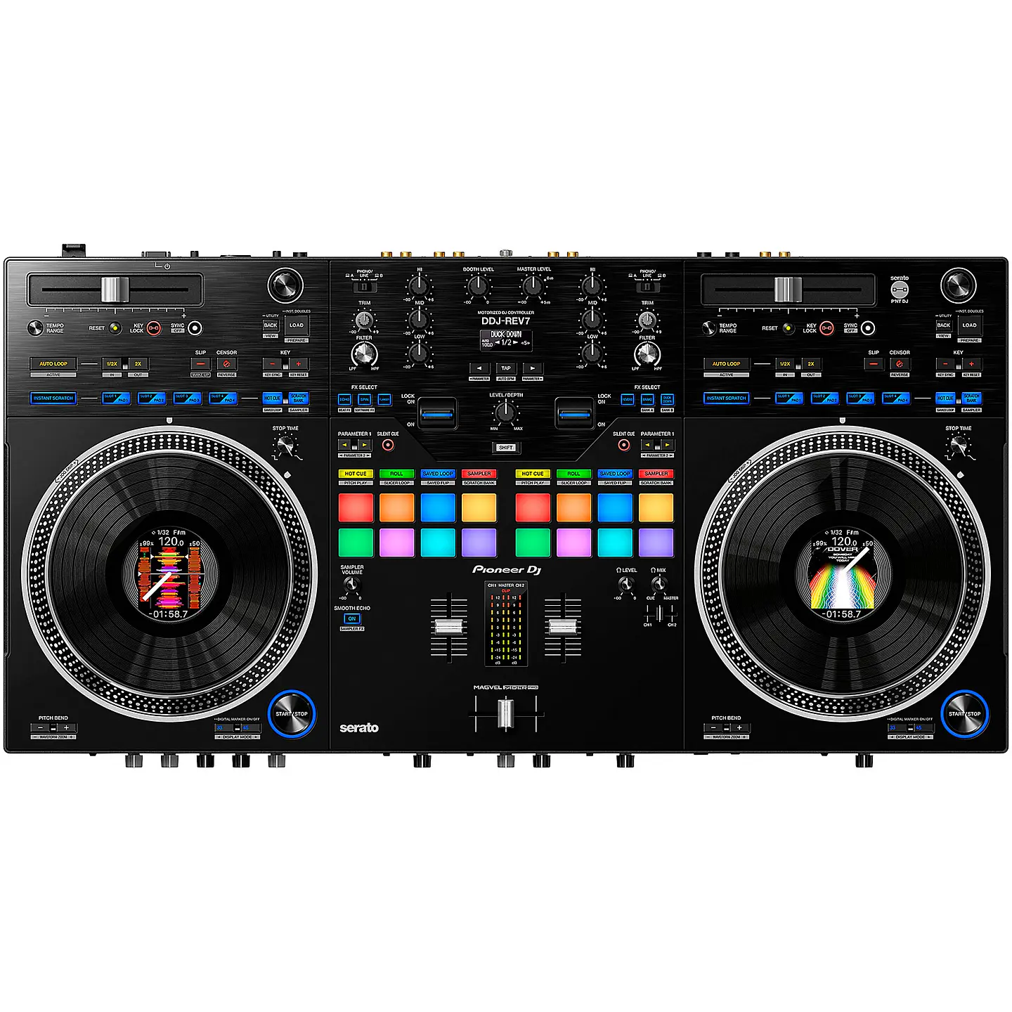 Pioneer DJ DDJ-REV7 - Controlador DJ de 2 canales 4