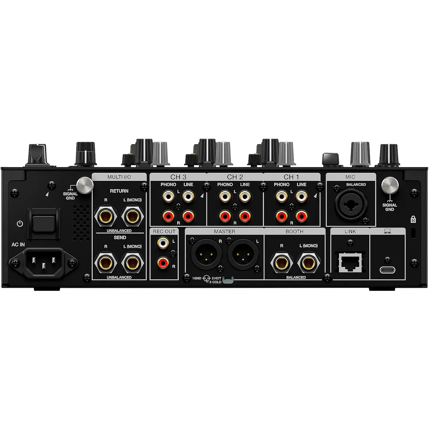 AlphaTheta DJM-V5 - Mezcladora para DJ de 3 Canales  4