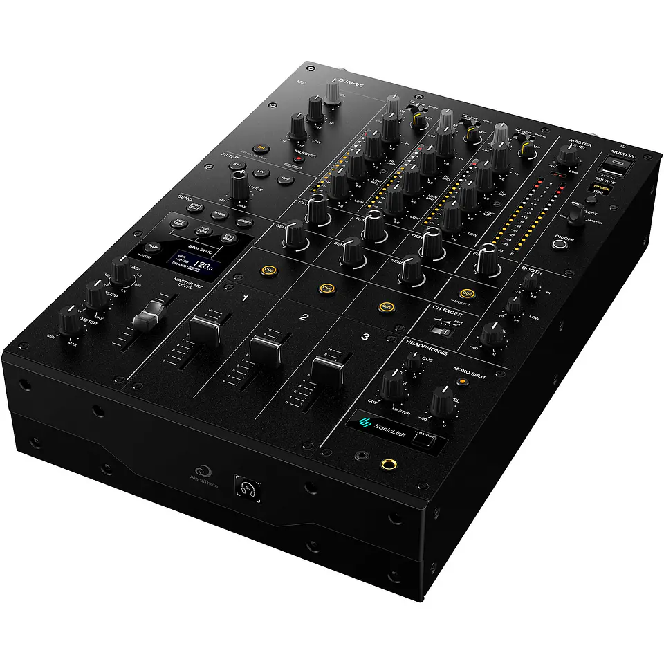 AlphaTheta DJM-V5 - Mezcladora para DJ de 3 Canales  2